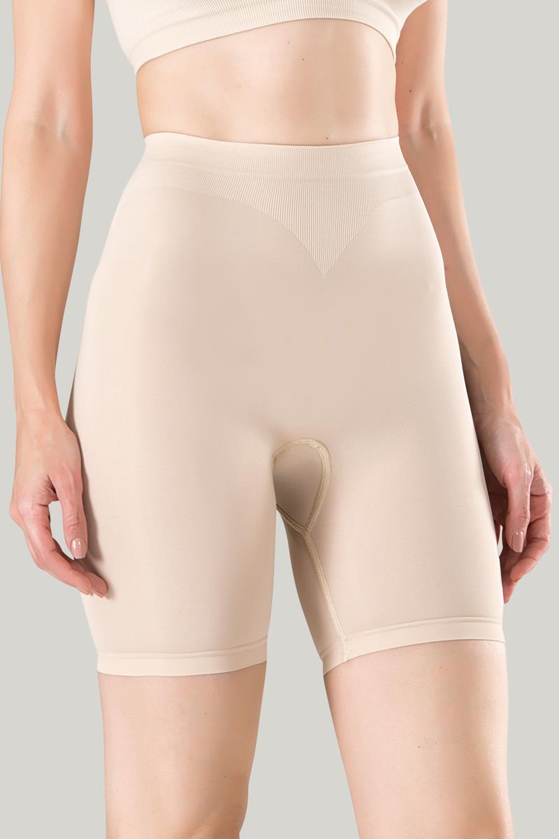 Uzun Paçalı Ten Şort