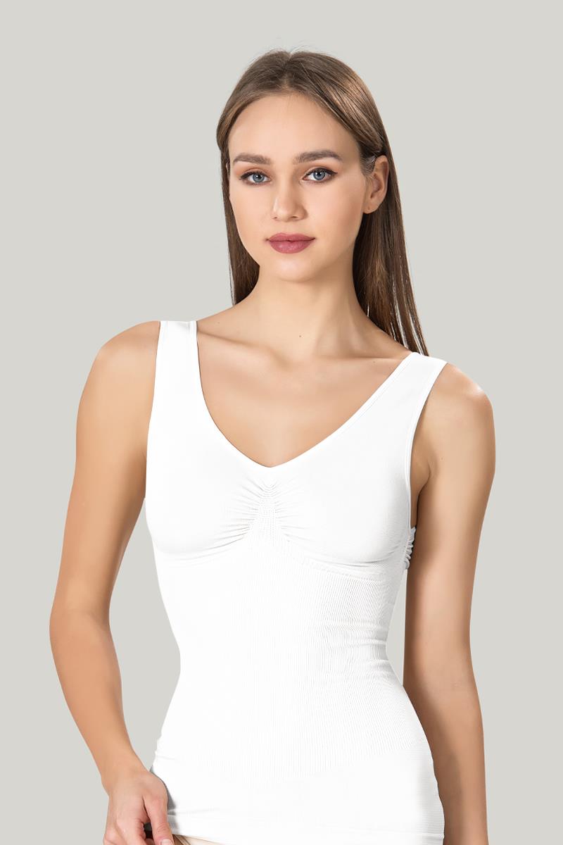 Toparlayıcı Beyaz Atlet