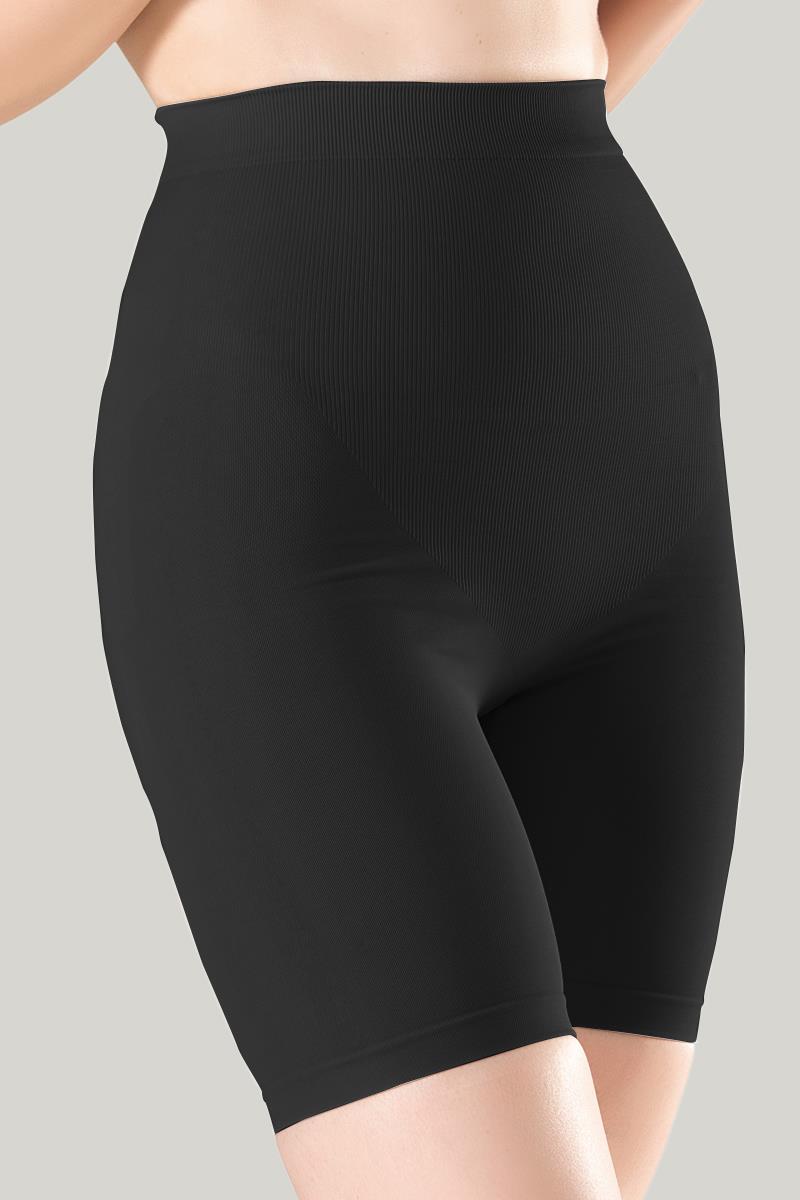 Yüksek Bel Uzun Paça Siyah Korse